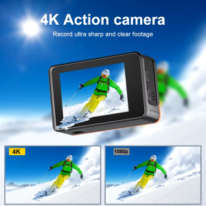Camera4 Dual Screen 4k action camera